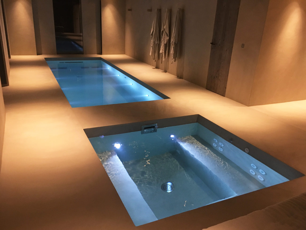 SPA et piscine intérieur à Megève